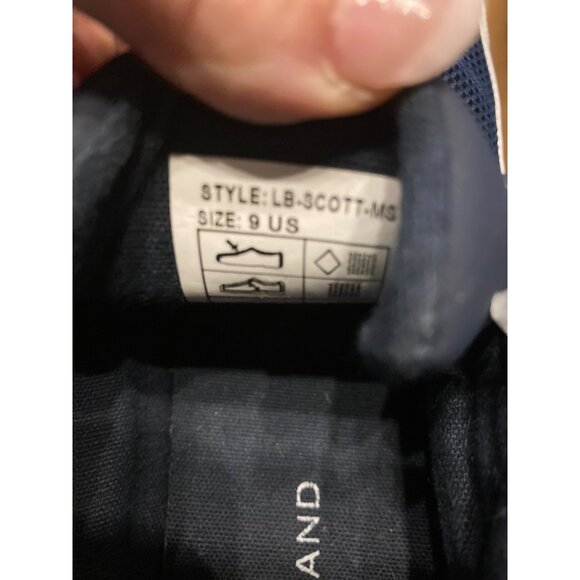 Lucky Brand Navy Blue Scott Lace-Up Sneakers Mens Size 9 US | Brand New - Picture 3 of 3